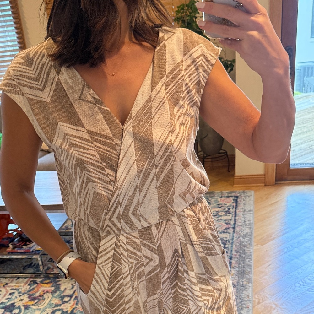 Geometric Patterned Jumpsuit - image 3